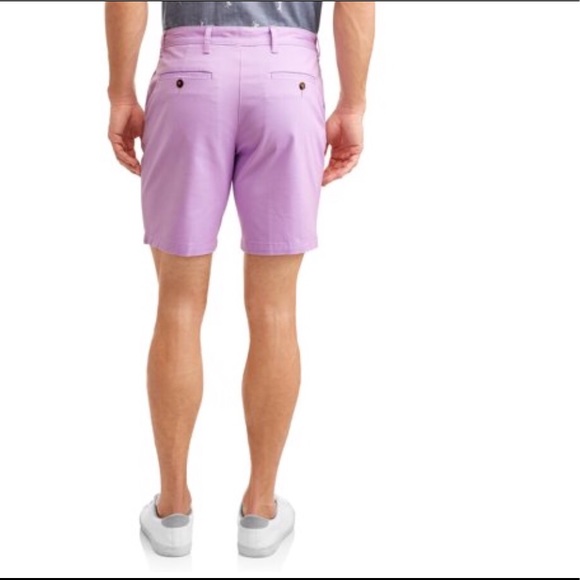 George Men’s Flat Front Shorts - Picture 3 of 4